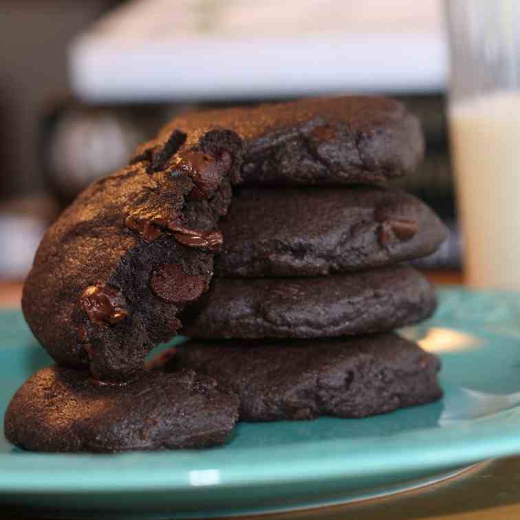 Decadent Double Chocolate Cookies