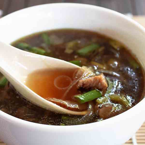 Japanese Onion Soup with Shiitake Mushroom
