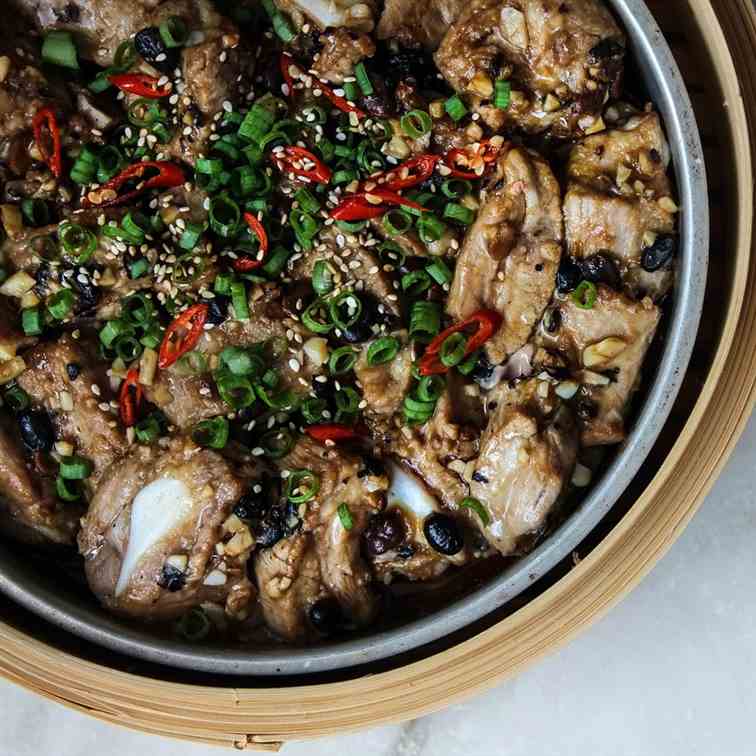 Chinese Steamed Pork Ribs with Black Bean
