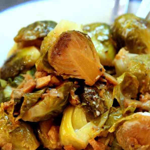 Brussels Sprout with Garlic