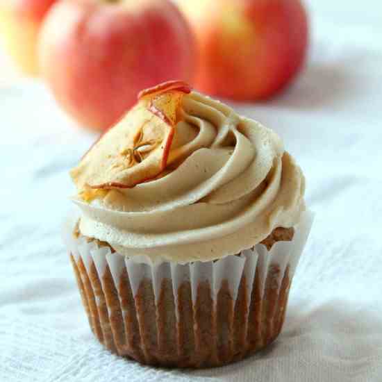 Apple Caramel Cupcakes