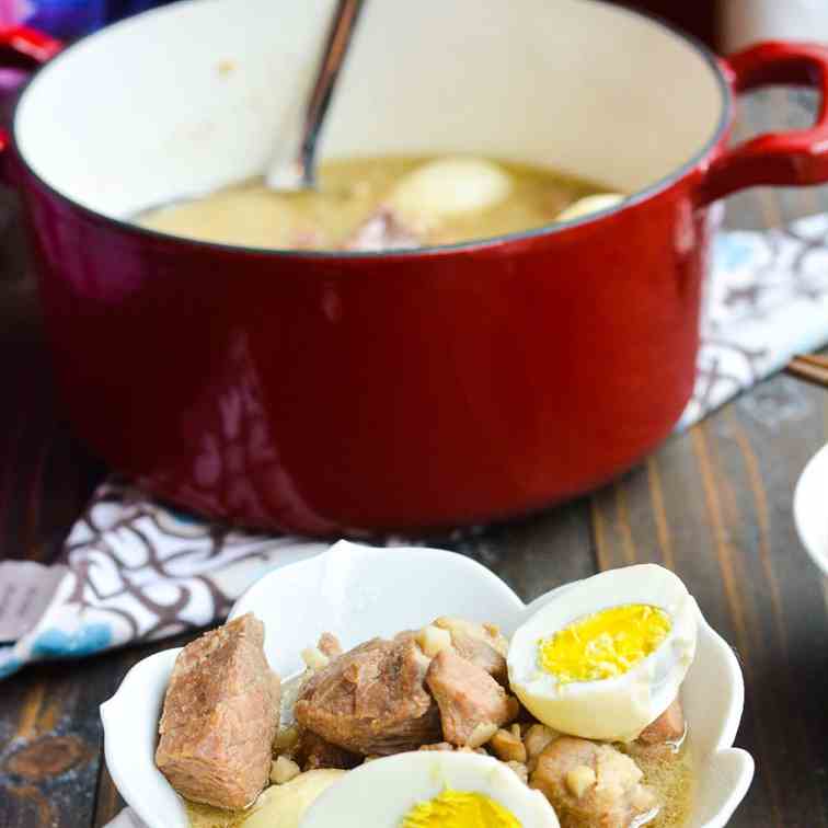 Vietnamese Braised Pork with Eggs