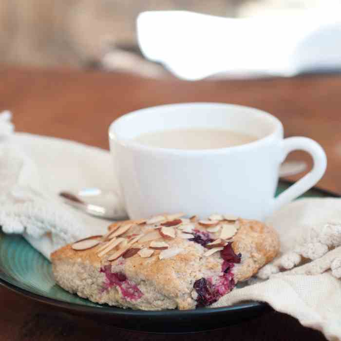 Cranberry Toasted Almond Scones