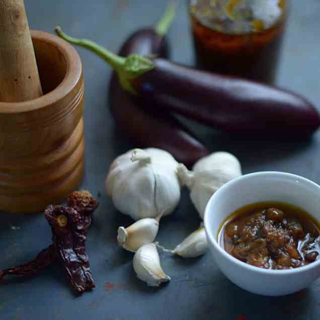 Spicy Eggplant Pickle
