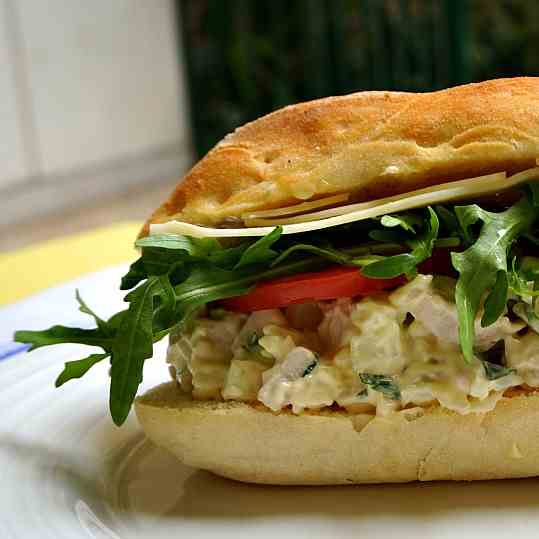Chicken Salad with Fennel and Fresh Mint