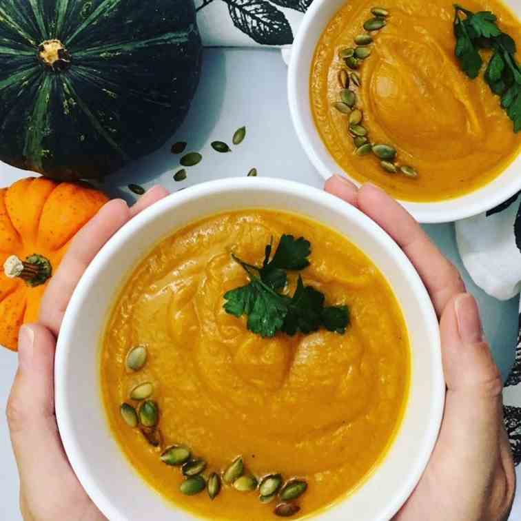 Creamy Autumn Soup with Squash - Pumpkin