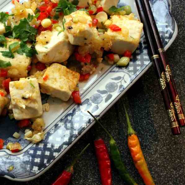Chinese fried Tofu