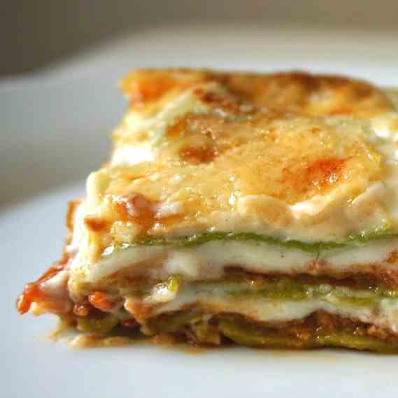 Green Lasagna with Ragu Bolognese