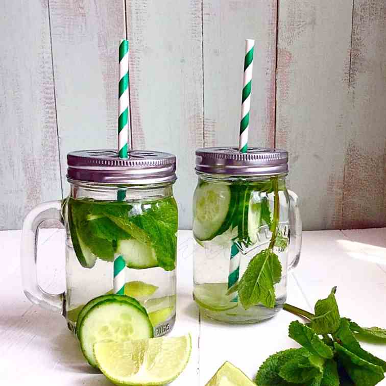 Cucumber Mint - Lime Detox Water