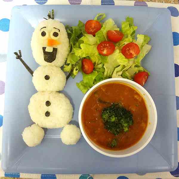 Disney frozen Olaf dinner