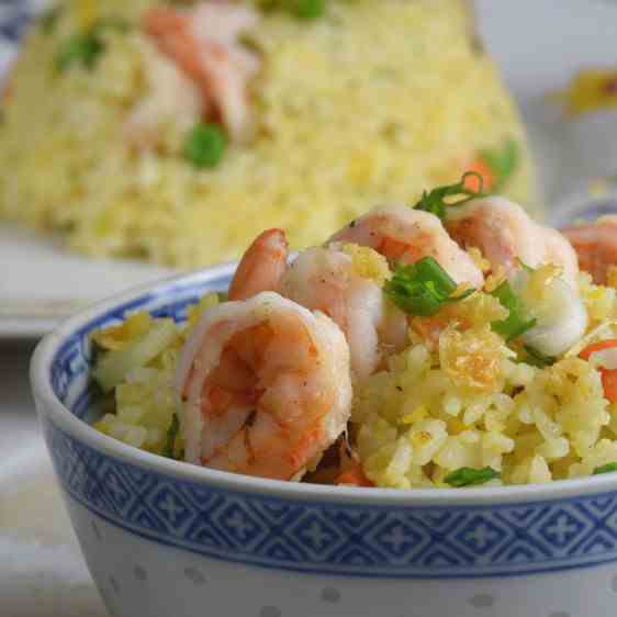 Chinese shrimp fried rice
