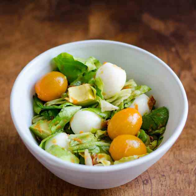 Easy Quail Egg Salad