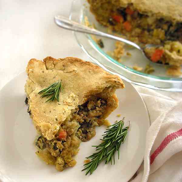 herbed crust veggie pot pie