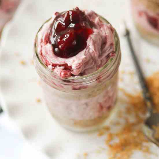 Cherry Cream Pie in a Jar