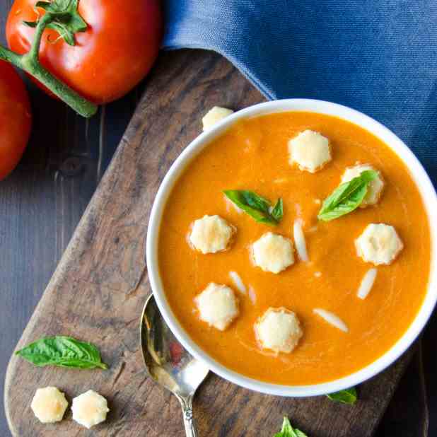 cream of tomato soup with orzo