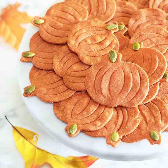 Pumpkin Lentil Flax Crackers