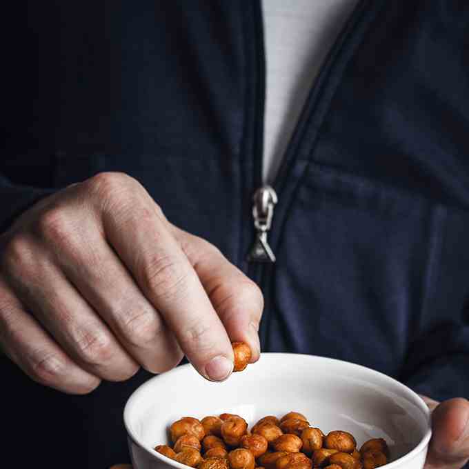 roasted chickpeas with smoked paprika