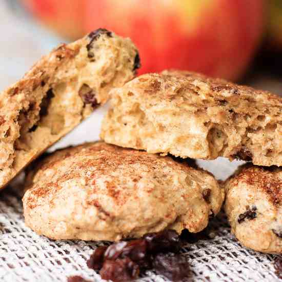 Apple Oatmeal Breakfast Cookies