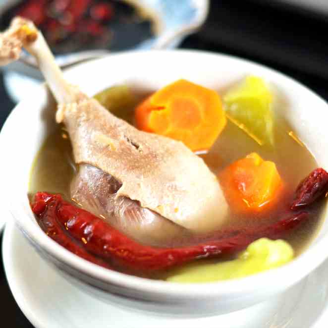 Salted Vegetables and Duck Soup