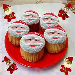 Santa Cup Cakes