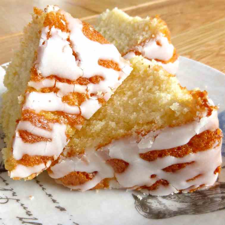 Lime Pound Cake with a Tangy Drizzle