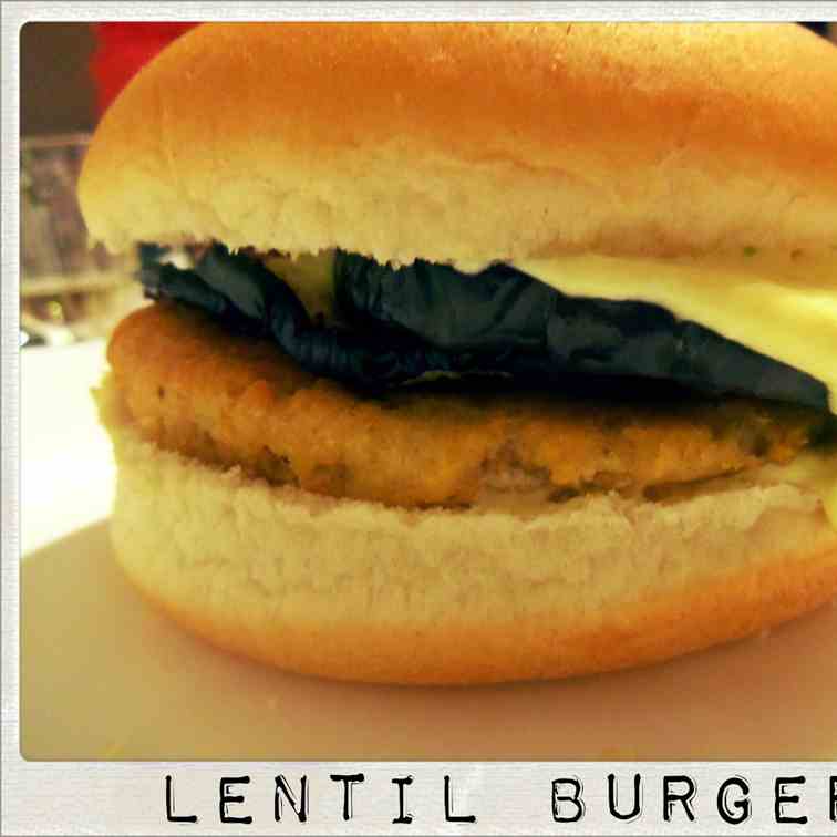 Lentil Burgers Recipe/ Vegetarian Burgers 