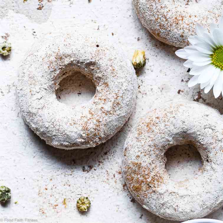 Baked  Cinnamon  Protein  Donuts 