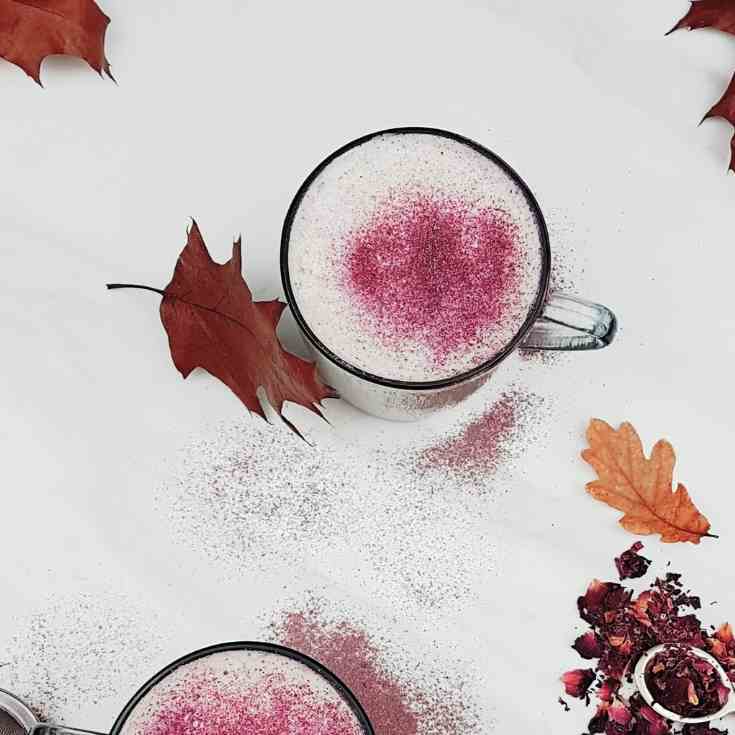 Rose Milk Tea - Rose Tea Latte