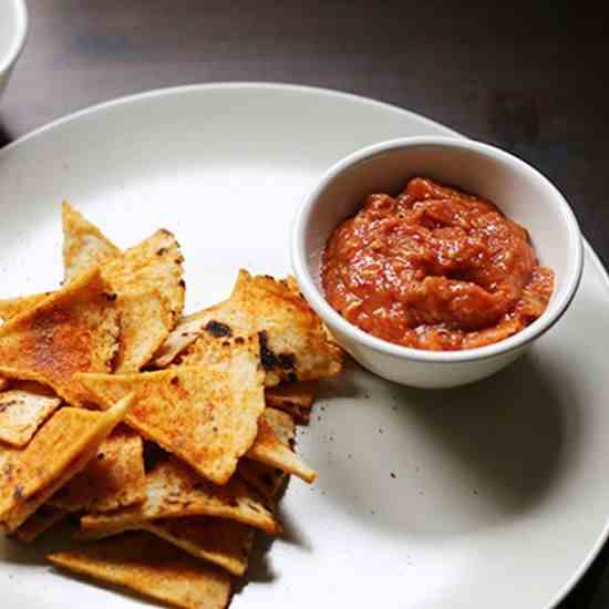 Spicy roasted tomato Salsa