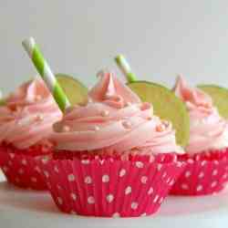 Strawberry Margarita Cupcakes