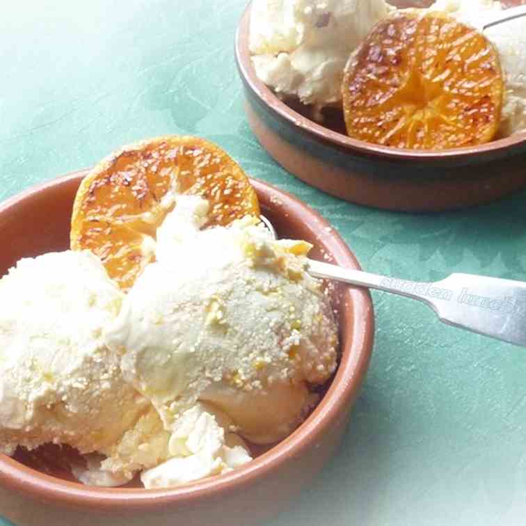 Caramelised Satsuma Ice Cream