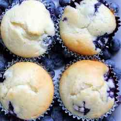Sous Chef's Blueberry Muffins