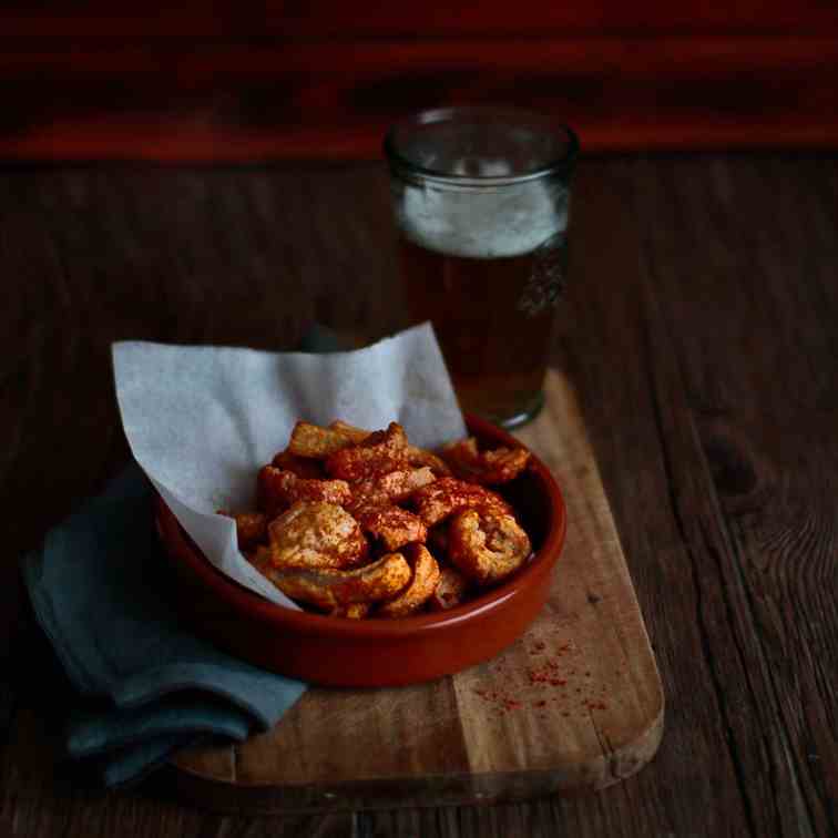 Easy Oven Baked Pork Scratchings