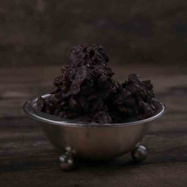 Dark Chocolate Krispies With Hazelnuts