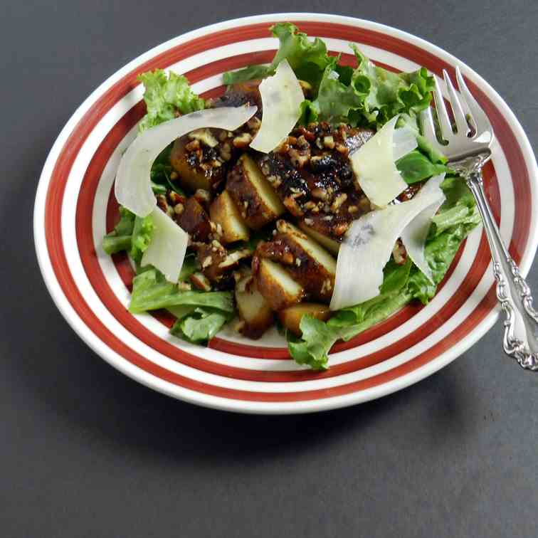 Pan-Roasted Pear Salad