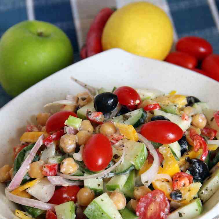 Chickpeas (Garbanzo Beans) Salad
