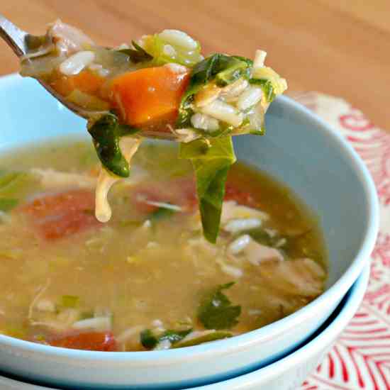 Chicken Quinoa and Rice Soup