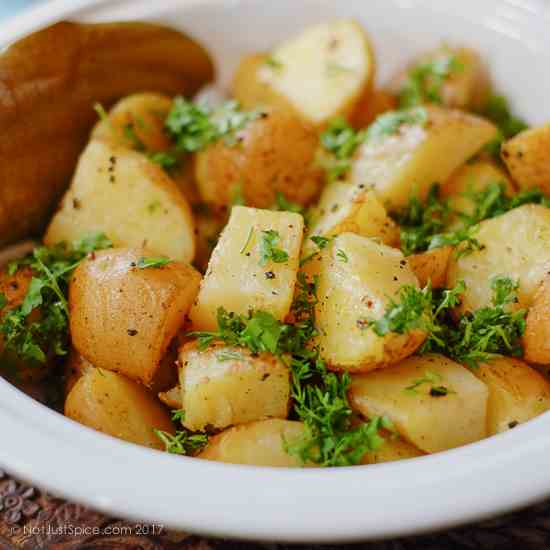 5-Ingredient Indian Style Roast Potatoes