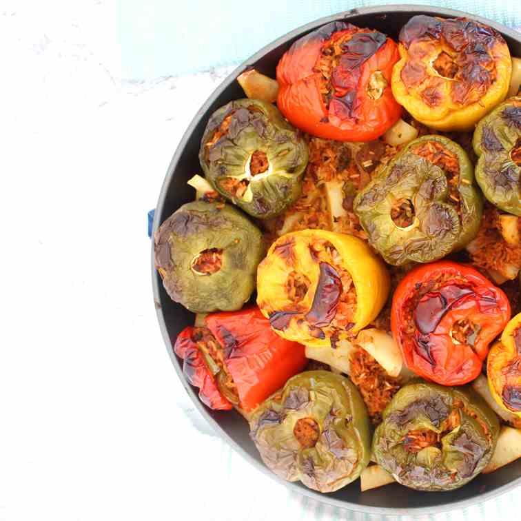 Mediterranean Stuffed Peppers