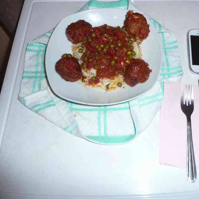 Spicy meat balls