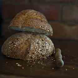 Bread with chia and flax seeds