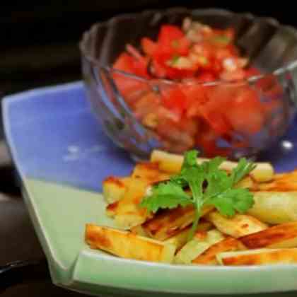 Healthy Eating- Baked Sweet Potato Chips