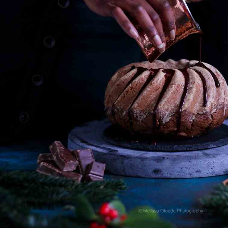 Gingerbread Bundtcake - Chocolate Glaze