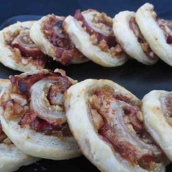 Prosciutto and Date Palmiers