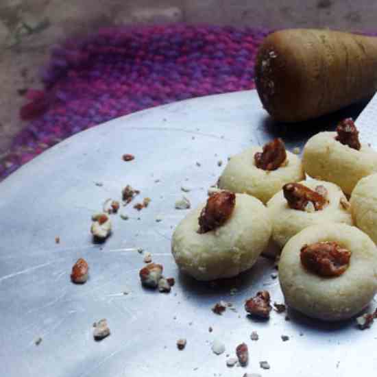 Milai peda with almond