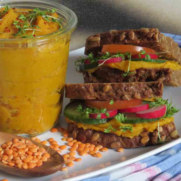 Red Lentil and Sweet Potato Spread