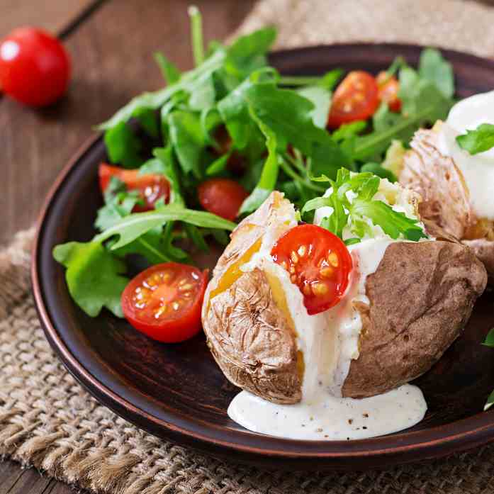 The best ever airfryer jacket potatoes