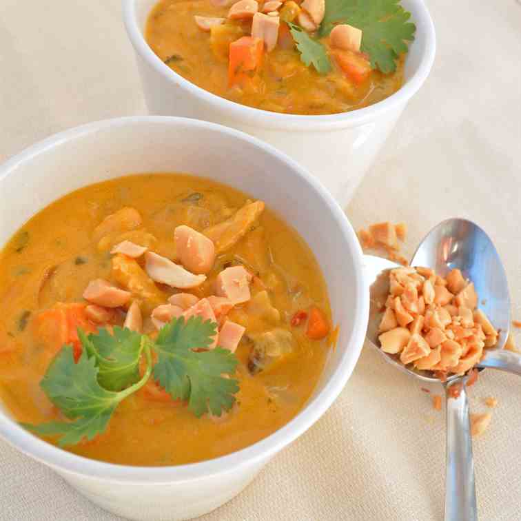 Thai Pumpkin and Chicken Stew