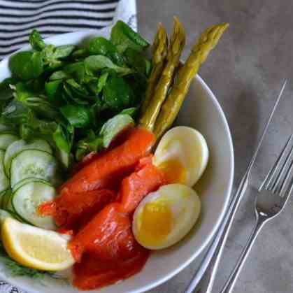 Scandinavian Composed Salad with Salmon