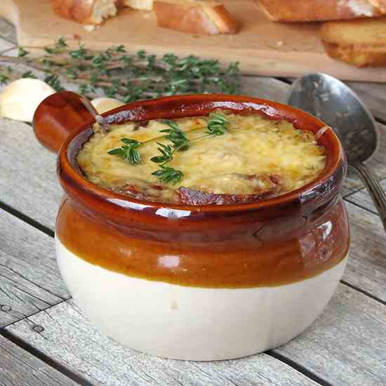 Cheesy French Onion Soup
